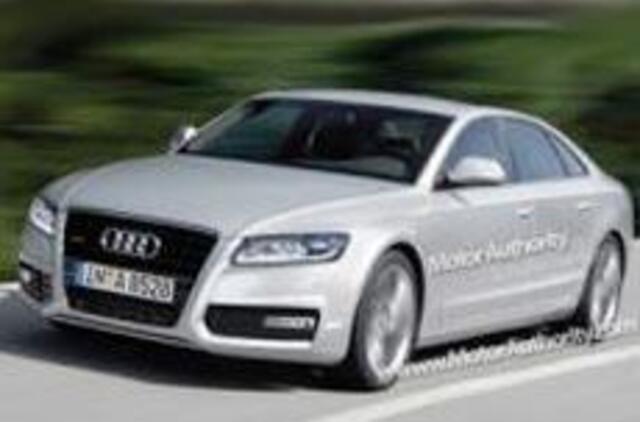 Nauja "Audi A8" karta - tik nuo 2010 metų