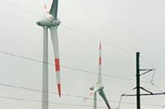 Elektros kainų šuolį padėtų sušvelninti vėjas