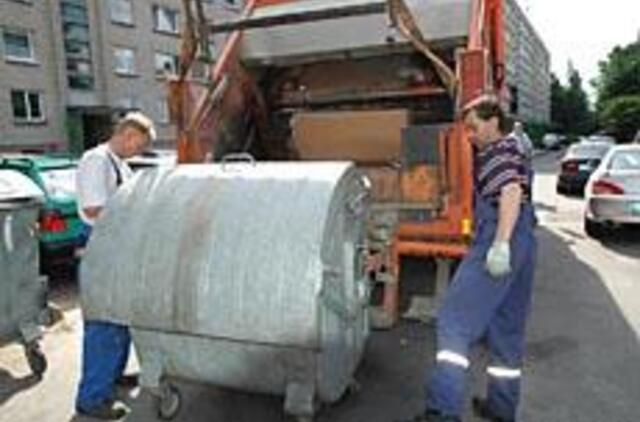 Su šiukšlių rinkliava susitaikė dar ne visi