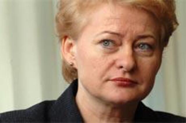 D. Grybauskaitė: kalbos apie Premjero postą - nepagrįstos