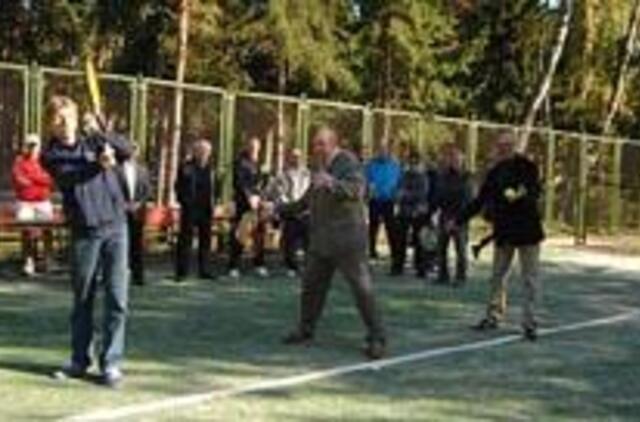 Palangoje - nauji teniso kortai