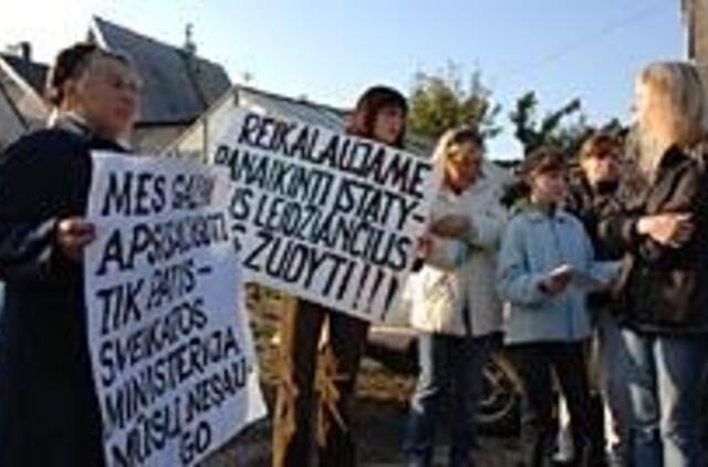 Piketas specialistams įspūdžio nepadarė