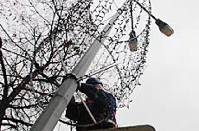 Klaipėda jau puošiama Kalėdoms