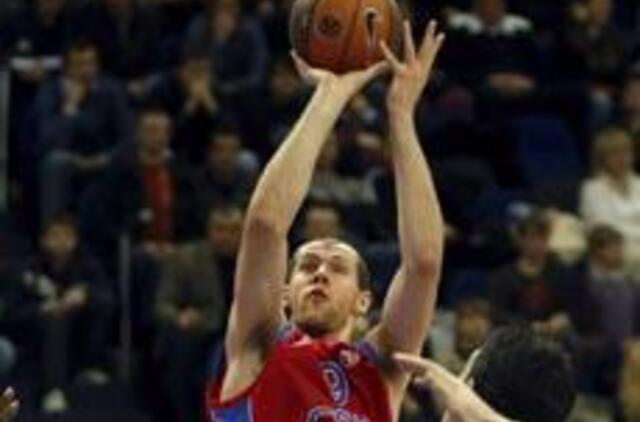 R. Šiškausko vedama CSKA iškovojo ketvirtąją pergalę Eurolygoje