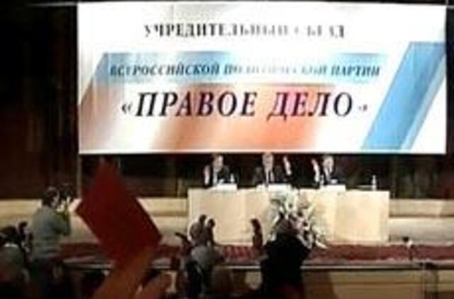 Rusijoje įkurta nauja partija "Teisingas reikalas"