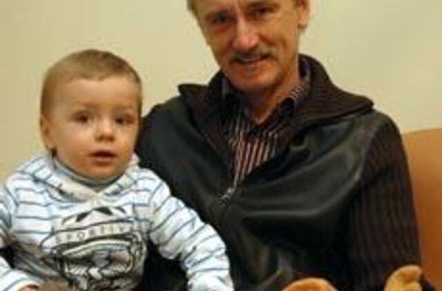 M. Kaušpėdui didžiausia atgaiva bendrauti su anūku