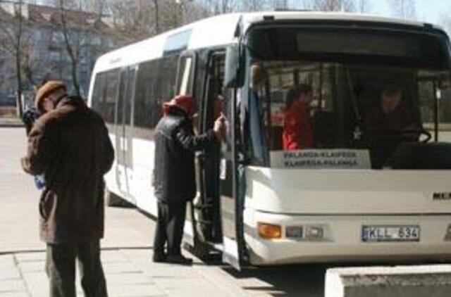 Maršrutas Klaipėda-Palanga - prie išnykimo ribos