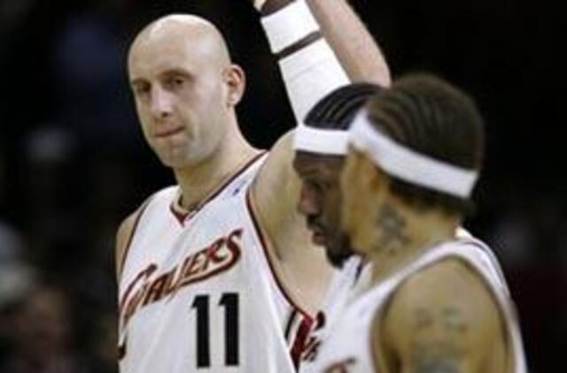 Ž. Ilgauskas pelnė 16 taškų, o "Cavaliers" iškovojo 50-ąją pergalę