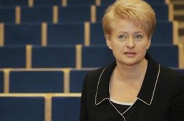 Apklausa: "prezidentinio reitingo" favoritė nesikeičia - D. Grybauskaitė