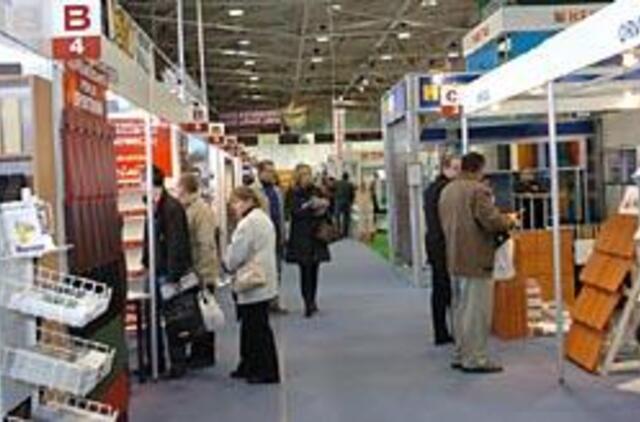 Apmiręs statybų verslas gaivinsis parodoje