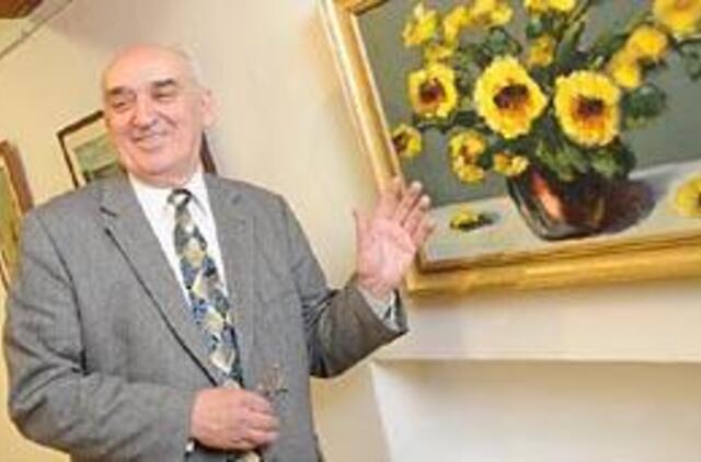 Gėlininkas nori tapyti pašėlusiai greitai