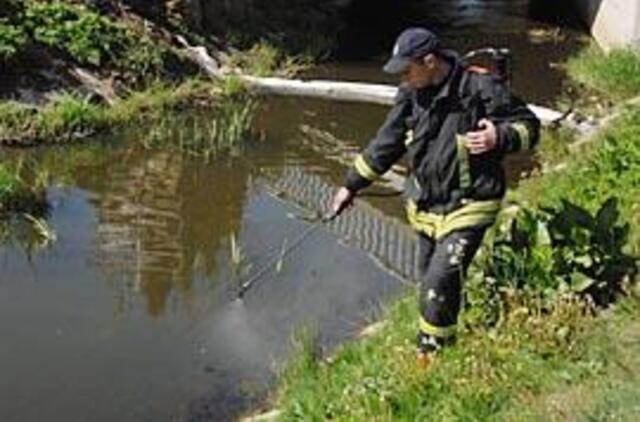 Tarša Rąžės upelyje likviduota