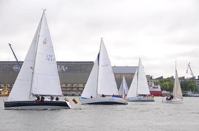 "Gero vėjo" regatoje vėjo netrūko
