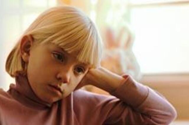 Liūdni vaikai serga dažniau