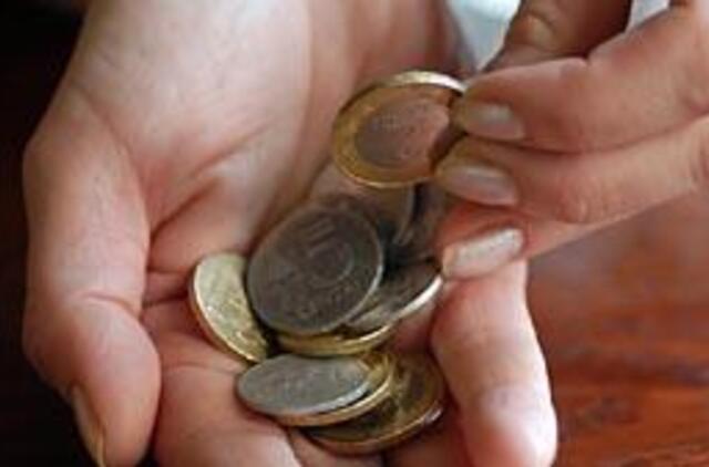 Išmokoms pinigų yra