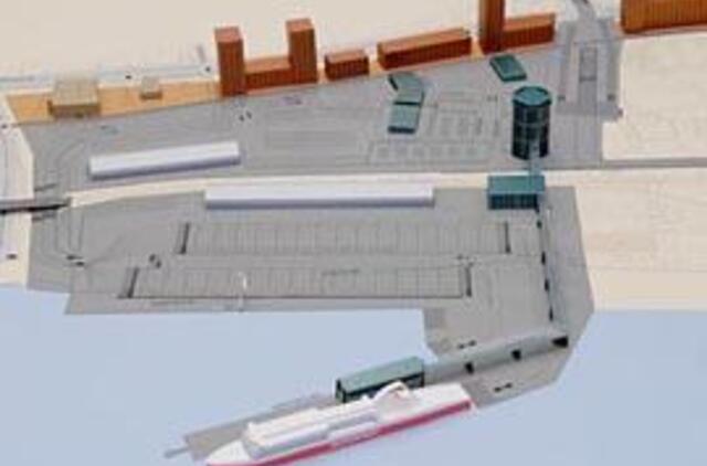 Pirmas žingsnis naujo terminalo statybose