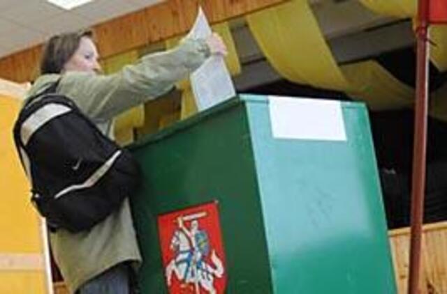 Rinkėjai pavargo balsuoti