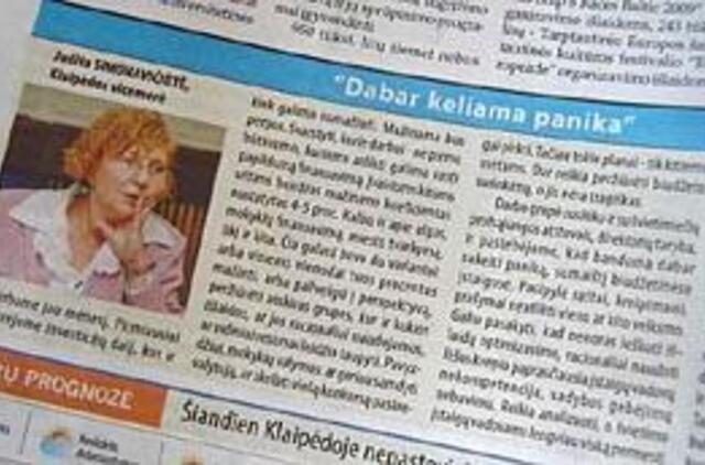 Mokyklų vadovai nori diskusijos