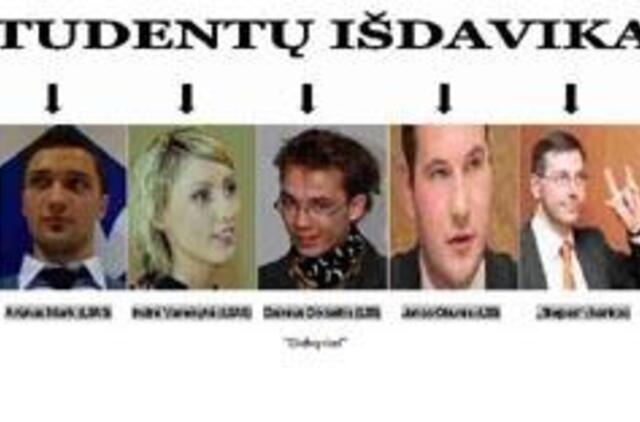 Studentų "atstovavimas“ – išdavysčių virtinė