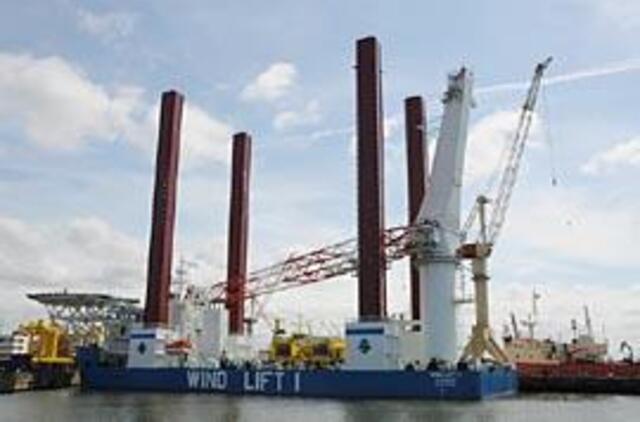 Klaipėdoje statomi vėjo energetikai skirti laivai