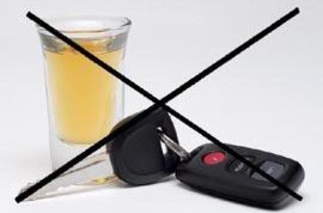 Alkoholis prie vairo pavojingas ir mažais kiekiais