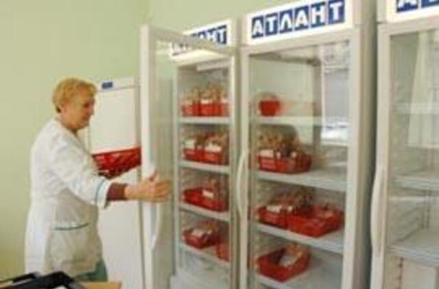 Kraujo ir jo komponentų tiekimas - be sutrikimų