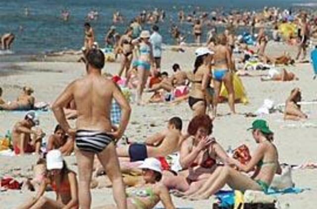 Karštis klaipėdiečių neišguldė