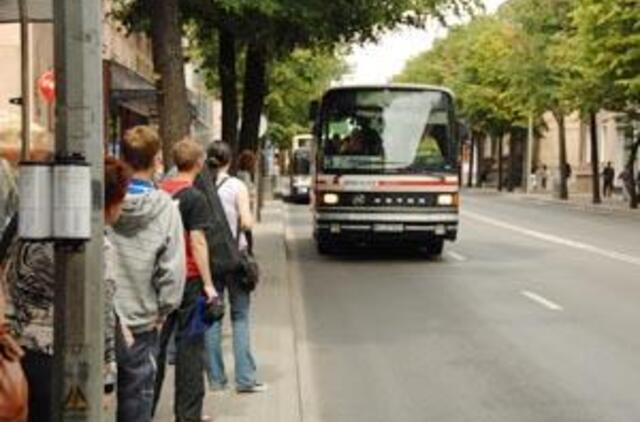 Studentai be pažymėjimų - problemos autobuse