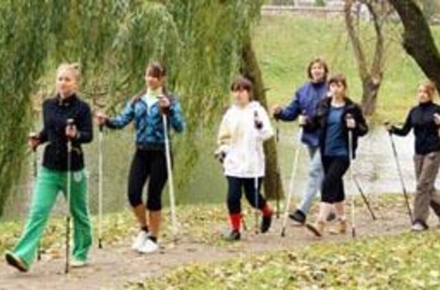 Šiaurietiškas ėjimas tinka ir jaunam, ir senam