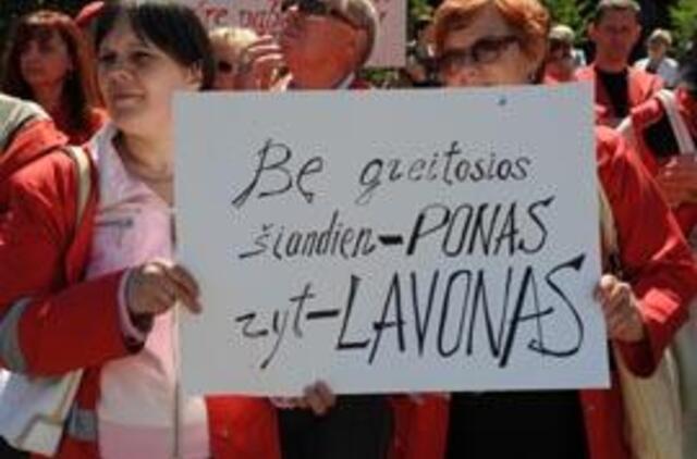 Medikų streikas išspręstų problemas?