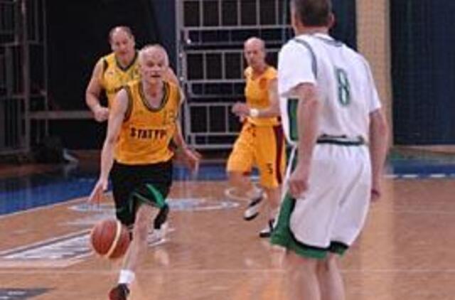 Aikštelėje žaidė amžinai jauni