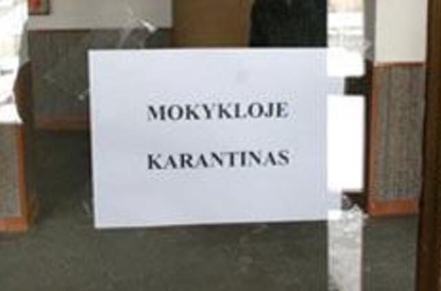 Dėl ligų uždaromos mokyklos