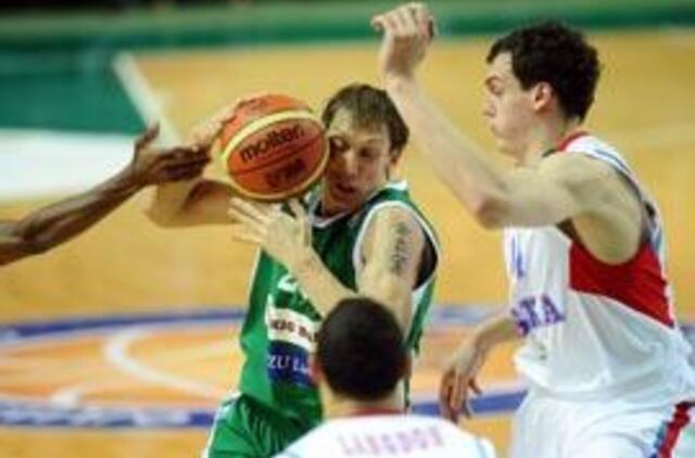 "Žalgiris" Kaune parklupdė CSKA krepšininkus