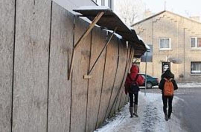 Saugus praėjimas tapo nesaugiu