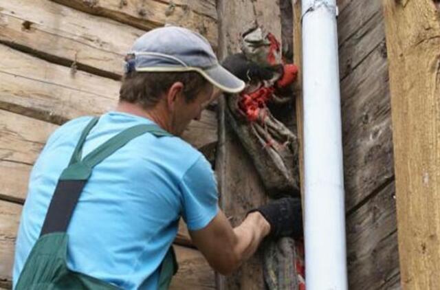 Degučių bažnyčios sienos slėpė vertybes