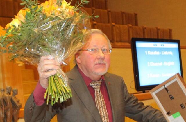 Prof. V. Landsbergis apdovanotas už indėlį Europos laisvei ir demokratijai