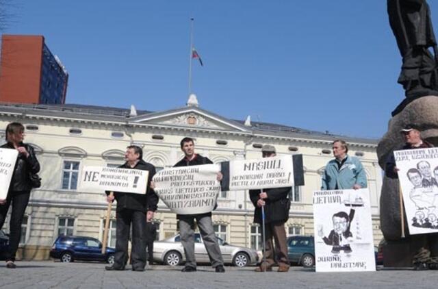 Protestai dėl laivininkystės dar nebaigti