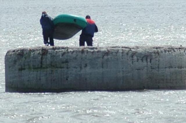 Prakiurus valčiai teko gelbėti žvejus