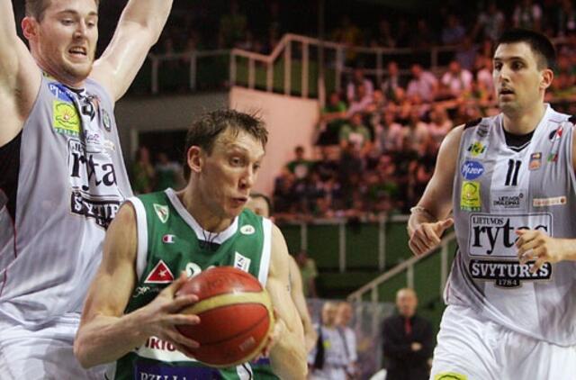 "Žalgiris" nugalėjo "Lietuvos rytą" ir išlygino LKL finalo serijos rezultatą 3-3
