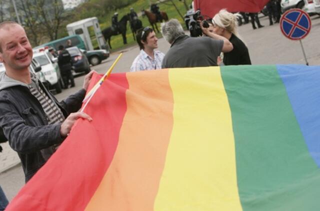 Per pirmąsias Lietuvoje homoseksualų eitynes nukentėjo du žmonės
