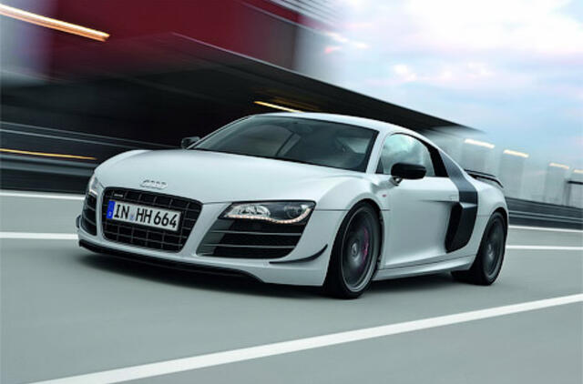 Galingiausias "Audi R8" yra ir lengviausias
