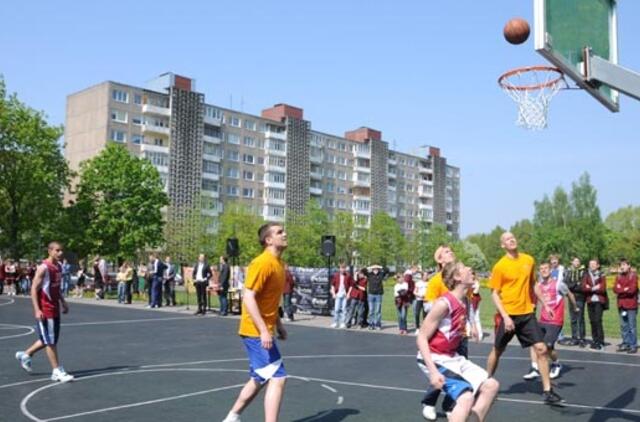 S. Štombergo aikštelė įgijo "prekinę" išvaizdą