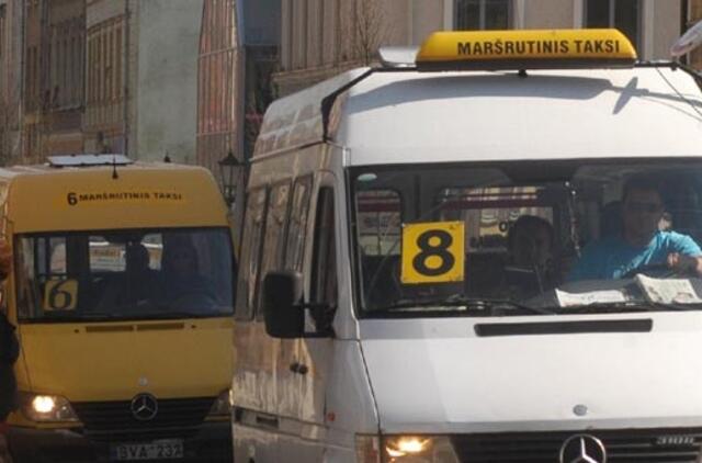 Siūloma numatyti teisę maršrutinių taksi vairuotojams nesegėti saugos diržų