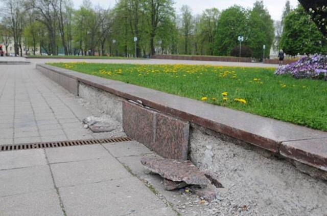 Aikštei - kosmetinis remontas