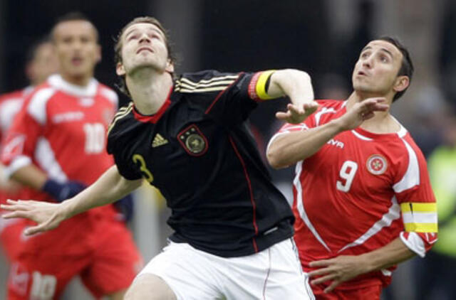 Vokietijos futbolininkai nugalėjo Maltos komandą