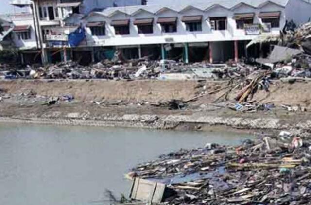 Prie Sumatros salos pakrantės įvyko smarkus žemės drebėjimas