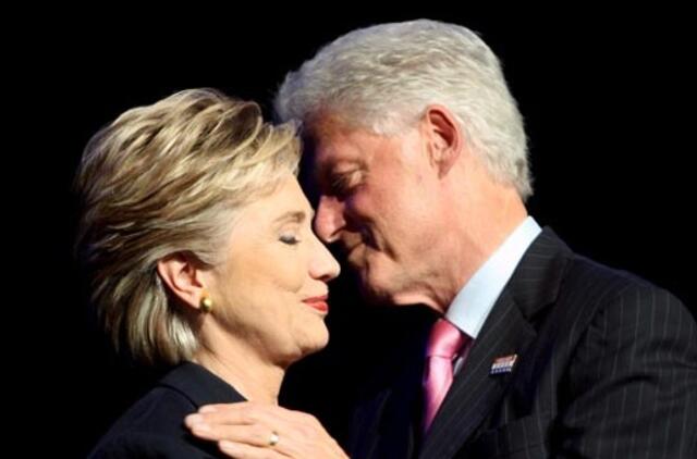 B. Klintonas loterijos laimėtoju siūlo save