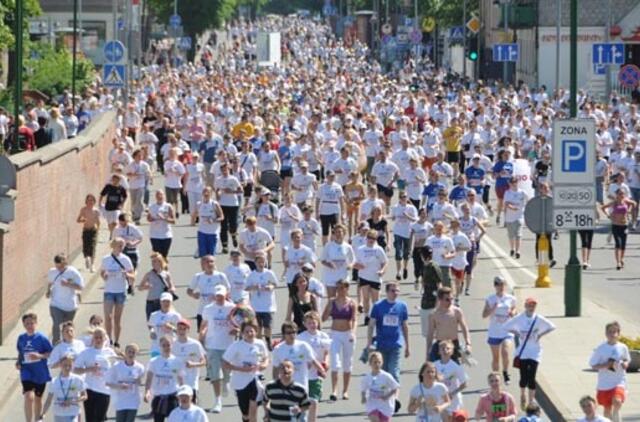 "Vilties bėgimą" Klaipėdoje palaimino ir popiežius