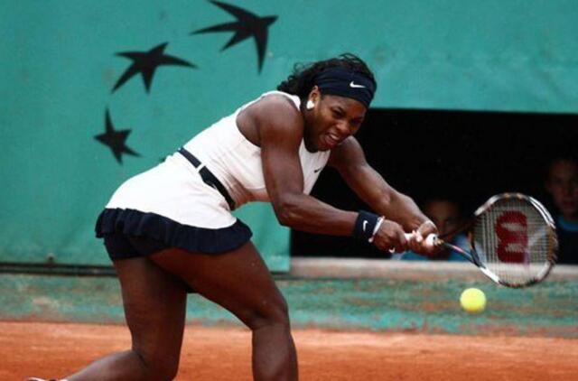 S. Viljams įveikė "French Open" aštuntfinalio barjerą