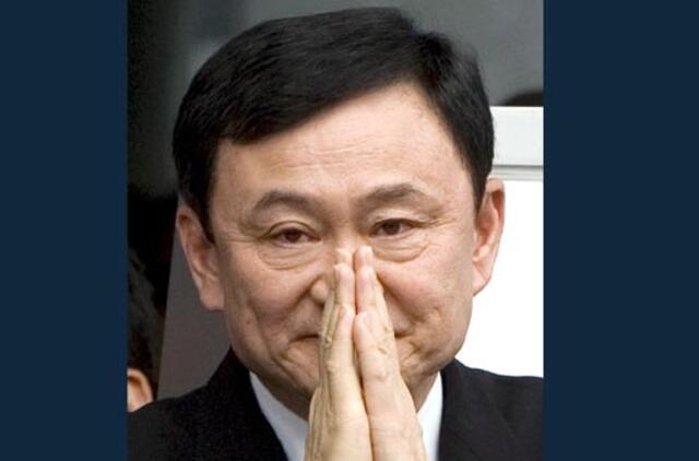 Tailando teismas išdavė orderį suimti buvusį premjerą T. Šinavatrą